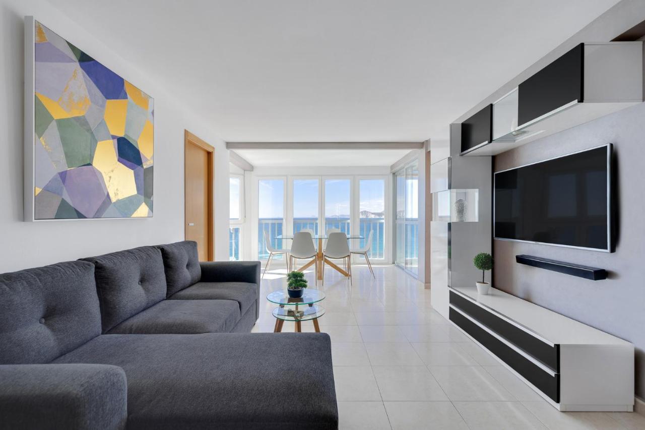 Levante Sunset Front Line Apartment Almadraba Benidorm Bagian luar foto