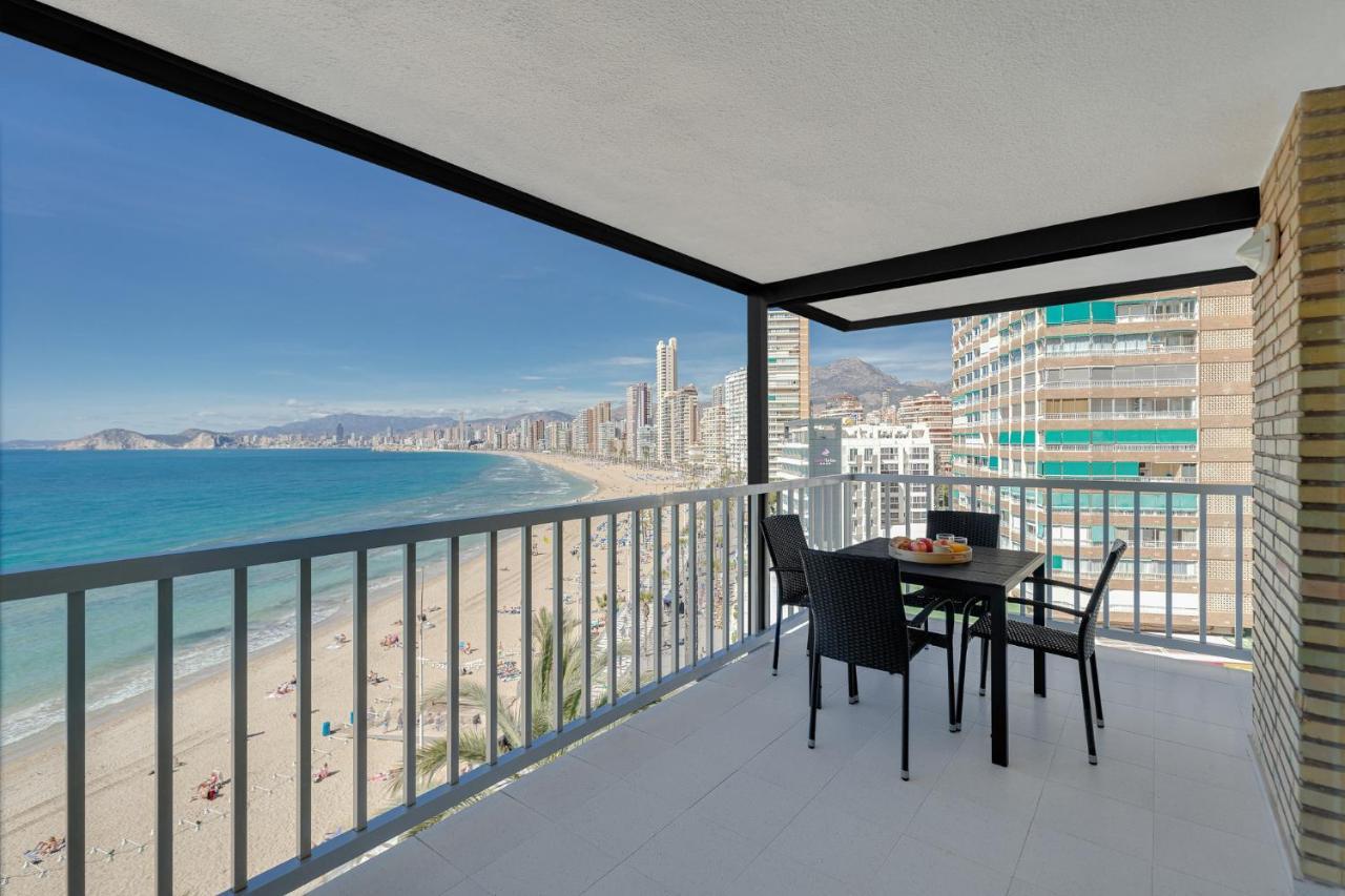 Levante Sunset Front Line Apartment Almadraba Benidorm Bagian luar foto