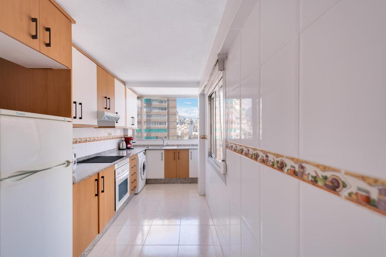 Levante Sunset Front Line Apartment Almadraba Benidorm Bagian luar foto